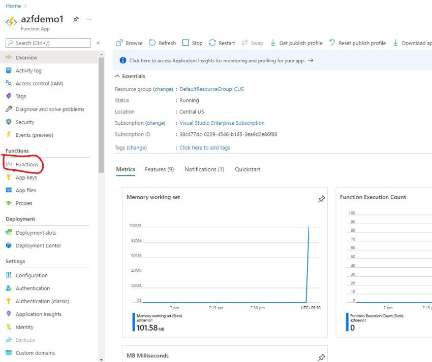 Azure Function - An Serverless Architecture